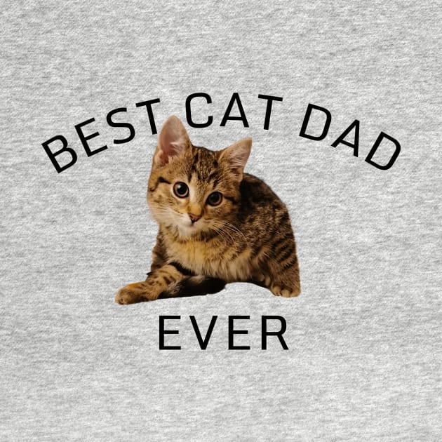 Best Cat Dad Ever Cute by K.C Designs